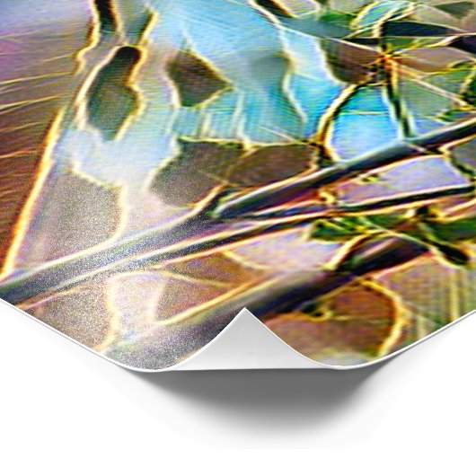 GIRAFFE FOTODRUCK (Ecke)