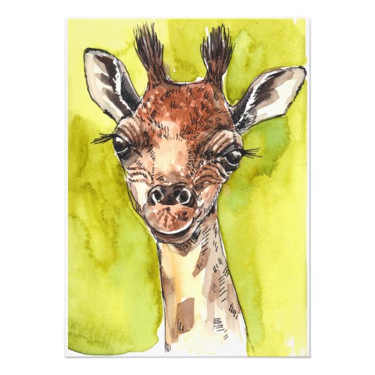 Giraffe Fotodruck (Vorne)