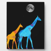 Giraffe Fotoplatte (Vorderseite)