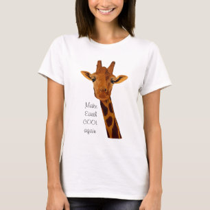 Giraffe frage uns, die Erde wieder COOL zu machen T-Shirt