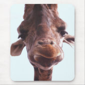 Giraffe Funny Face Mousepad (Vorne)