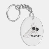 Giraffe Funny Schlüsselanhänger (Vorderseite links)