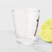 Giraffe Funny Shot Glass Schnapsglas (Links)