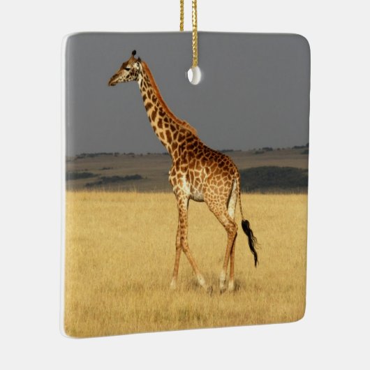 Giraffe für Afrikanische Tiere Keramikornament (Rechts)