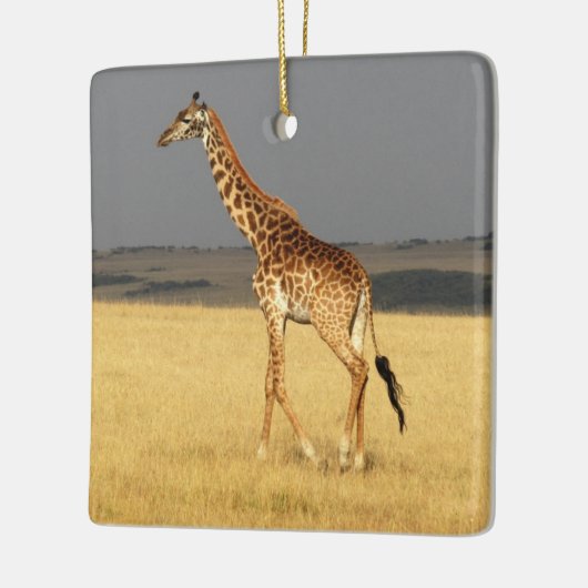 Giraffe für Afrikanische Tiere Keramikornament (Links)