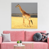 Giraffe für Afrikanische Tiere Leinwanddruck (Insitu (Wohnzimmer))