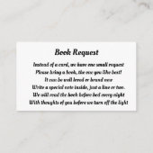 Giraffe für Buchanfragen Begleitkarte (Rückseite)