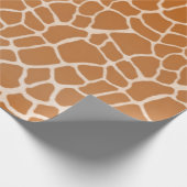 Giraffe Fur Charming Wild Animal Print Geschenkpapier (Ecke)