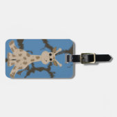 Giraffe für coole Sitze Gepäckanhänger (Vorderseite horizontal)