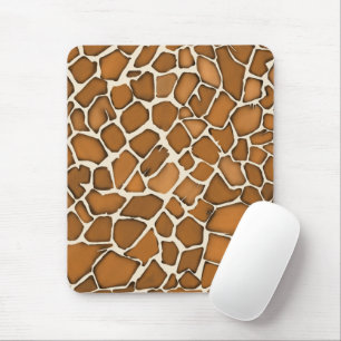 Giraffe Fur Gemustert Print Mousepad