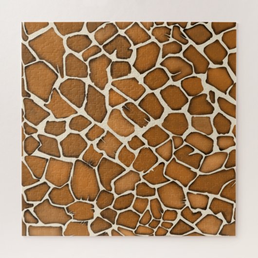 Giraffe Fur Gemustert Print Puzzle (Horizontal)