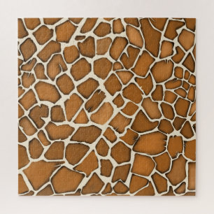 Giraffe Fur Gemustert Print Puzzle