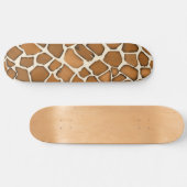 Giraffe Fur Gemustert Print Skateboard (Horizontal)