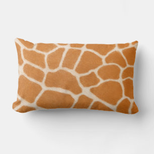 Giraffe Fur Gepunktetes Wildtier Lendenkissen