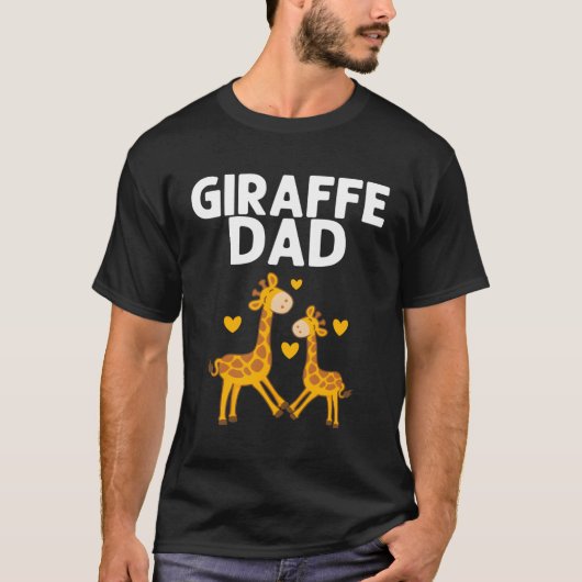 Giraffe für Giraffe Okapi Camelopard Vater T-Shirt (Vorderseite)