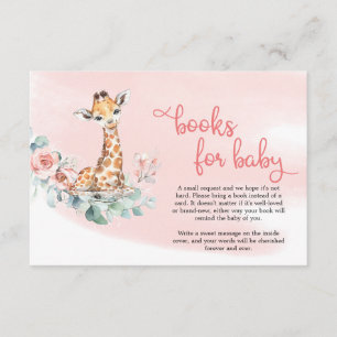Giraffe für Kleinkinder, Blume für Eukalyptus Begleitkarte