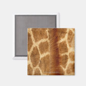 Giraffe Fur Magnet (Vorderseite/Rückseite)