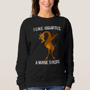 Giraffe für Männer Frauen Safari Wild Zoo Tier  1 Sweatshirt