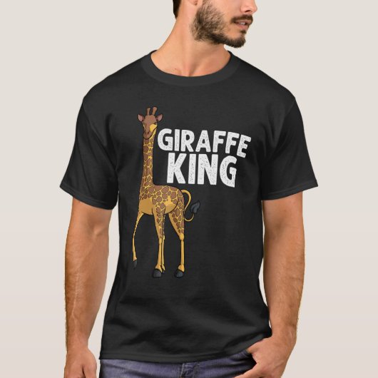 Giraffe für Männer Grandpa-Vater Giraffe Tier 1 T-Shirt (Vorderseite)