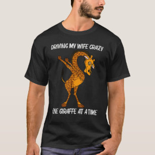 Giraffe für Männer Vater Boys Safari Wildtiertier  T-Shirt