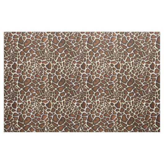 Giraffe Fur Muster Fabric Stoff (Yard (91,4 cm))