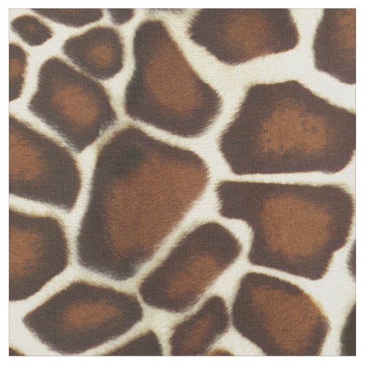 Giraffe Fur Muster Fabric Stoff (Nahaufnahme)