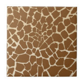 Giraffe Fur Muster Print Fliese (Vorderseite)