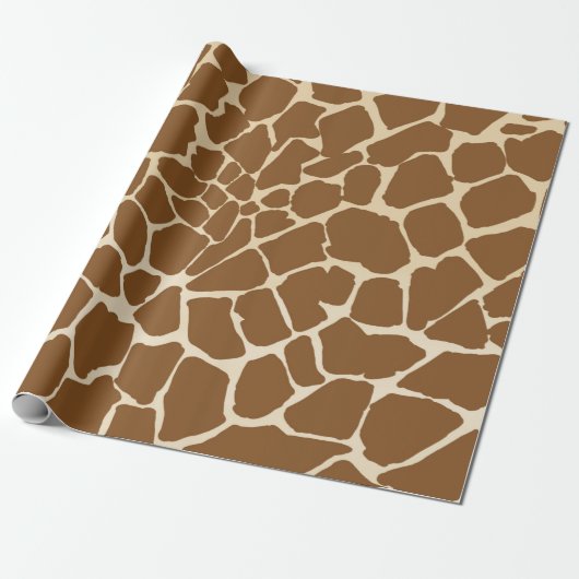 Giraffe Fur Muster Print Geschenkpapier (Ungerollt)