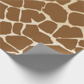 Giraffe Fur Muster Print Geschenkpapier (Ecke)