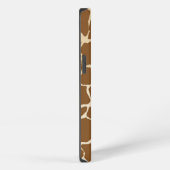 Giraffe Fur Muster Print iPhone Hülle (Rechte Seite)