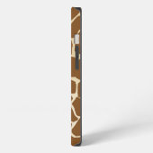 Giraffe Fur Muster Print iPhone Hülle (Linke Seite)