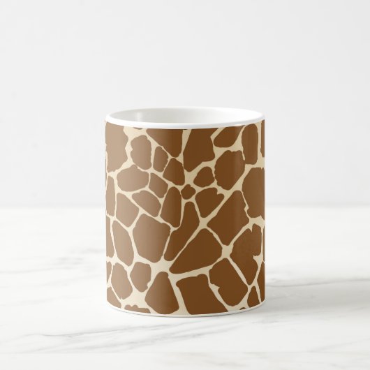 Giraffe Fur Muster Print Kaffeetasse (Mittel)