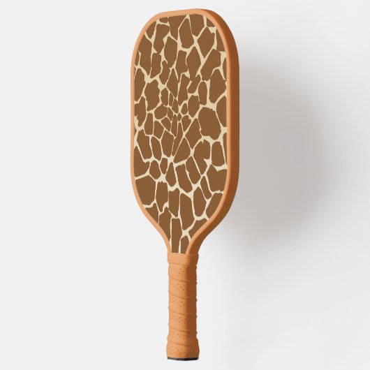 Giraffe Fur Muster Print Pickleball Schläger (Links)