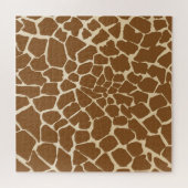 Giraffe Fur Muster Print Puzzle (Horizontal)
