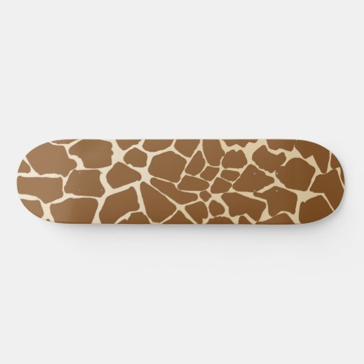 Giraffe Fur Muster Print Skateboard (Horizontal)