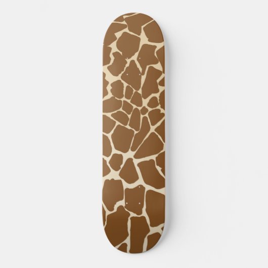 Giraffe Fur Muster Print Skateboard (Vorderseite)