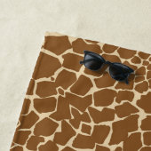 Giraffe Fur Muster Print Strandtuch (Beispiel)