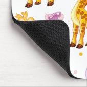 Giraffe für niedlichen Cartoon Mousepad (Ecke)