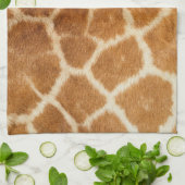 Giraffe Fur Print Geschirrtuch (Gefaltet)
