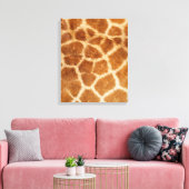 Giraffe Fur Print Leinwanddruck (Insitu (Wohnzimmer))