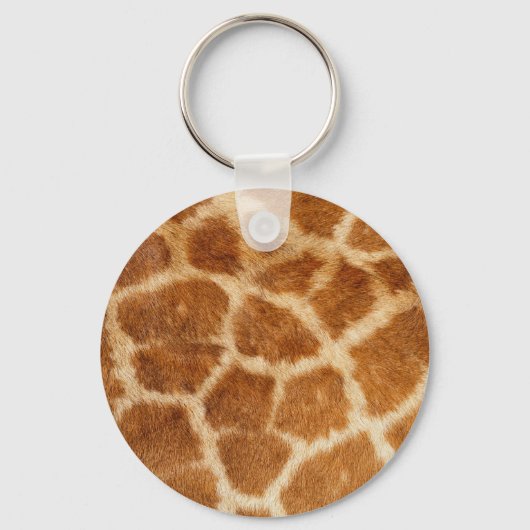 Giraffe Fur Print Schlüsselanhänger (Vorderseite)