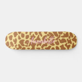 Giraffe für Tierausdruck Skateboard (Horizontal)