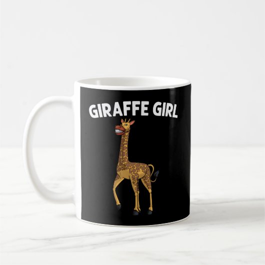 Giraffe für Tierzoo Safari Kaffeetasse (Links)