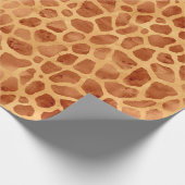Giraffe für Wasserfarben Print Geschenkpapier (Ecke)