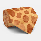 Giraffe für Wasserfarben Print Krawatte (Gerollt)