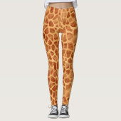 Giraffe für Wasserfarben Print Leggings (Vorderseite)