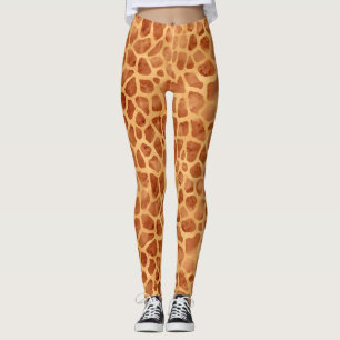 Giraffe für Wasserfarben Print Leggings