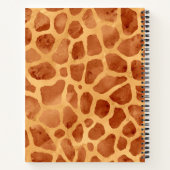 Giraffe für Wasserfarben Print Notizblock (Rückseite)