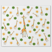 Giraffe Galore Geschenkpapier (Flach)