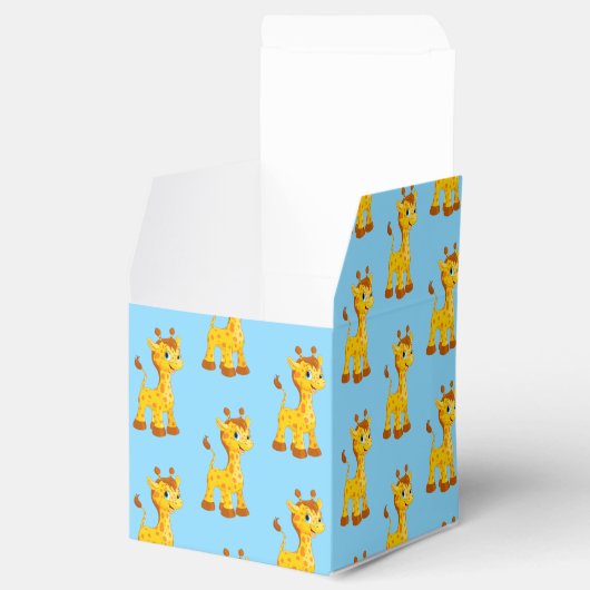Giraffe-Gastgeschenk Geschenkschachtel (Geöffnet)